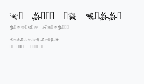 KR Lots Of Holly Business Card