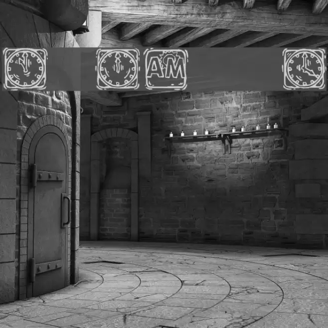 KR Lotsa Time Dings Font examples