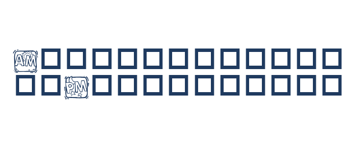 KR Lotsa Time Dings Lowercase