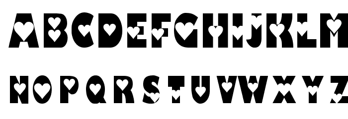 KR Love Letters Font OTHER CHARS