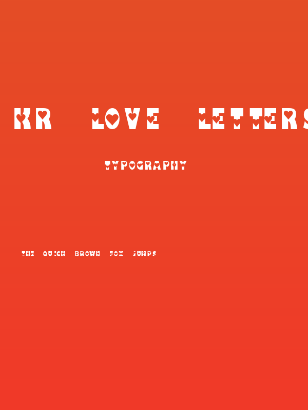 KR Love Letters Poster