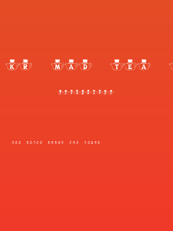 KR Mad Tea Party Poster