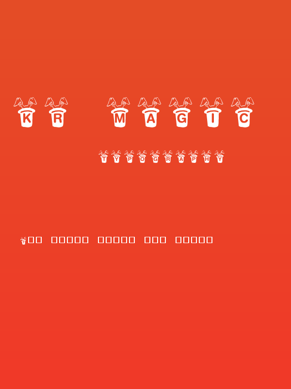 KR Magic Rabbit Poster