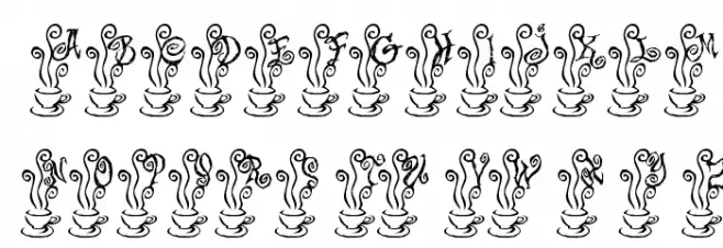 KR Magic Tea Font OTHER CHARS