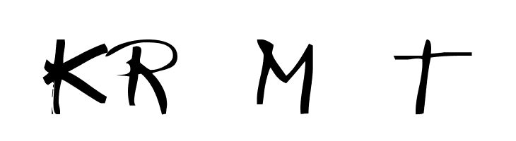 KR Marker Thin  لخطوط تنزيل