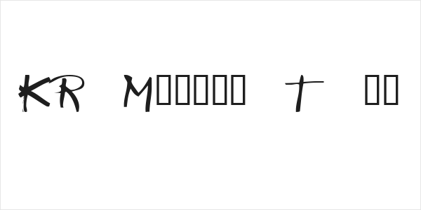 KR Marker Thin Logo