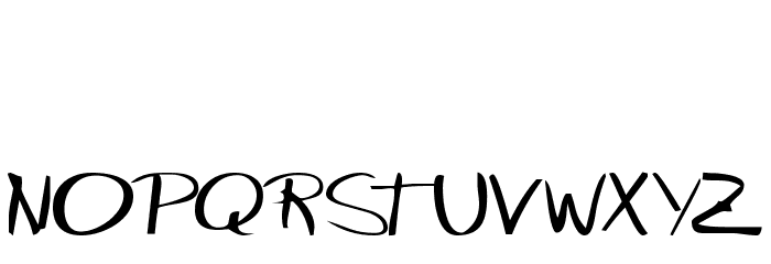 KR Marker Thin Font LOWERCASE