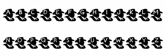 KR Maverick Font UPPERCASE