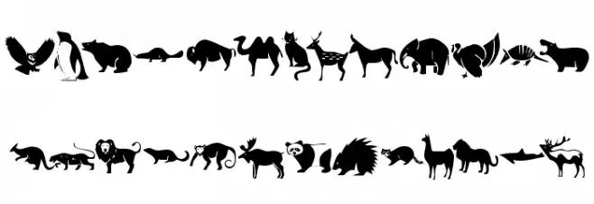 KR Menagerie Fuentes MAYÚSCULAS