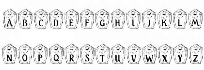 KR Mirror Mirror Schriftart Groß
