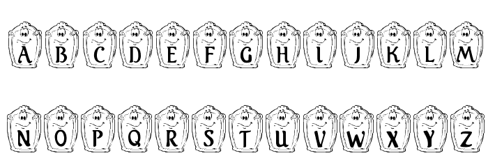 KR Mirror Mirror Font LOWERCASE