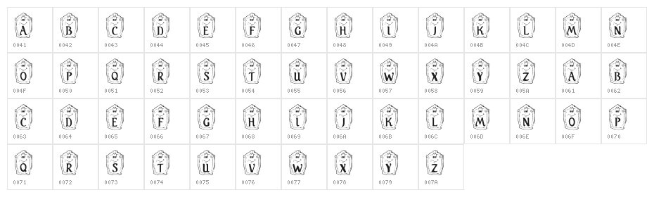 KR Mirror Mirror Character Map