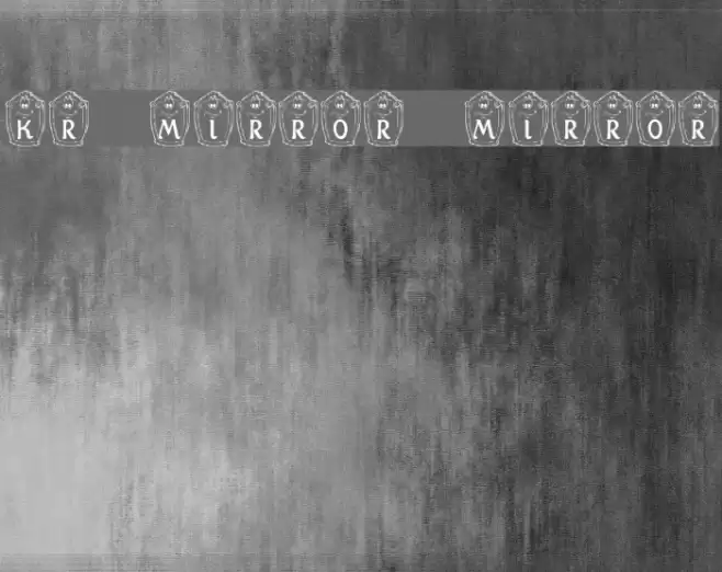 KR Mirror Mirror Font examples