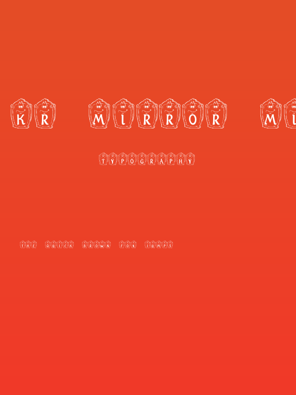 KR Mirror Mirror Poster
