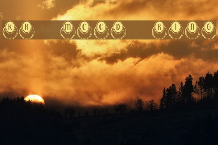 KR Mood Ring Font examples