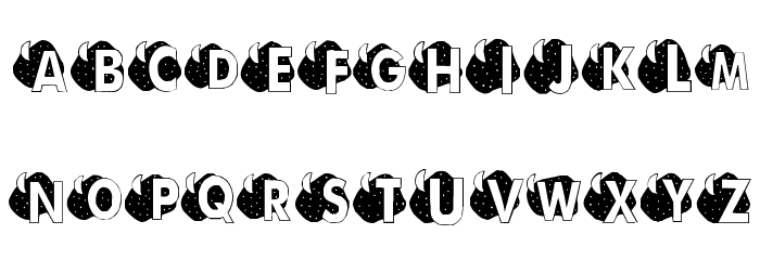 KR Moonlit Font LOWERCASE