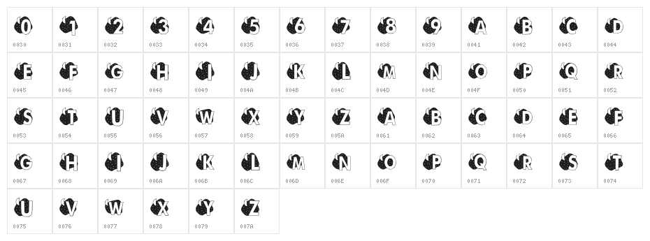 KR Moonlit Character Map