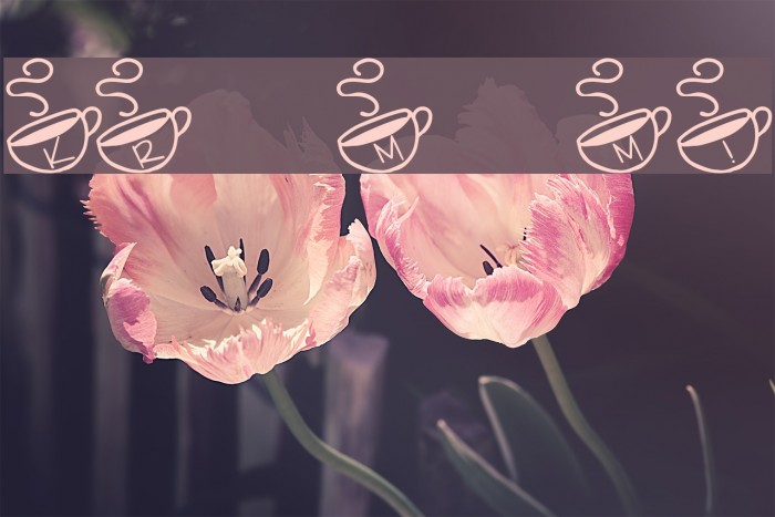 KR Morning Must! Font examples