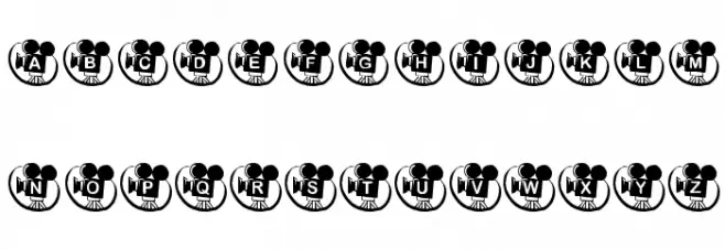 KR Movie Time 字体 大写