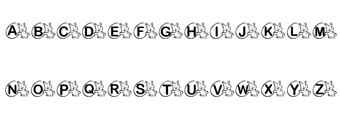 KR Mr. Bunny Font OTHER CHARS