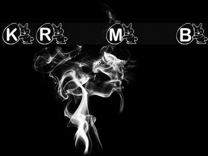 KR Mr. Bunny Font examples