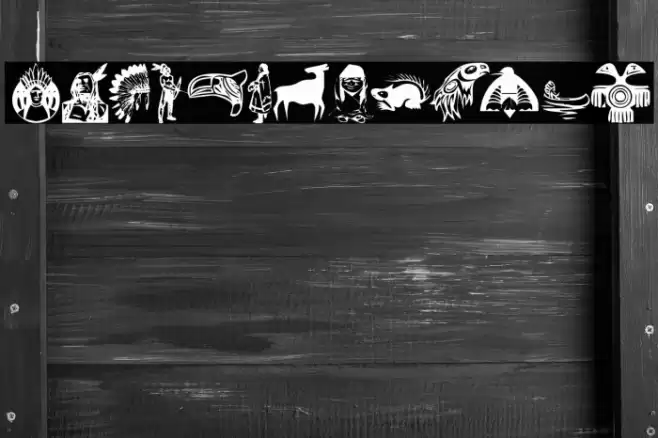 KR NA Dings Font examples