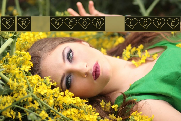 KR Neon Love Example 2