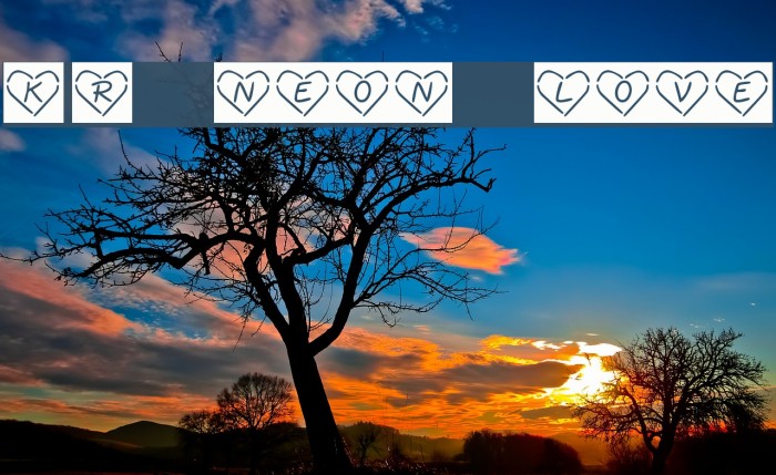 KR Neon Love Example 3