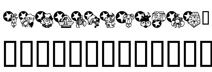KR New Astro Font OTHER CHARS