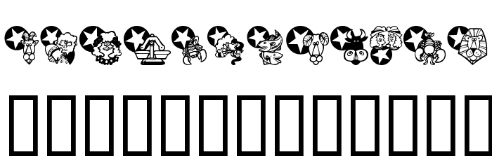 KR New Astro Font LOWERCASE