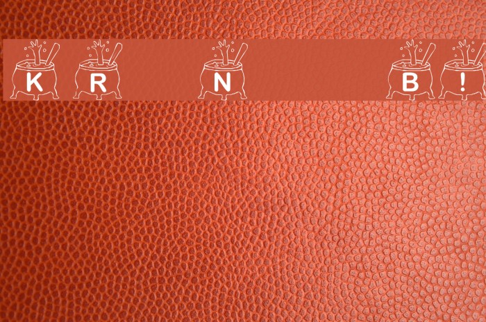 KR Nght's Brew! Font examples