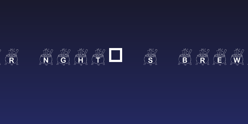 KR Nght's Brew! Social Header