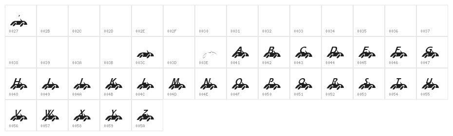 KR Nick's Lil' Racer Character Map