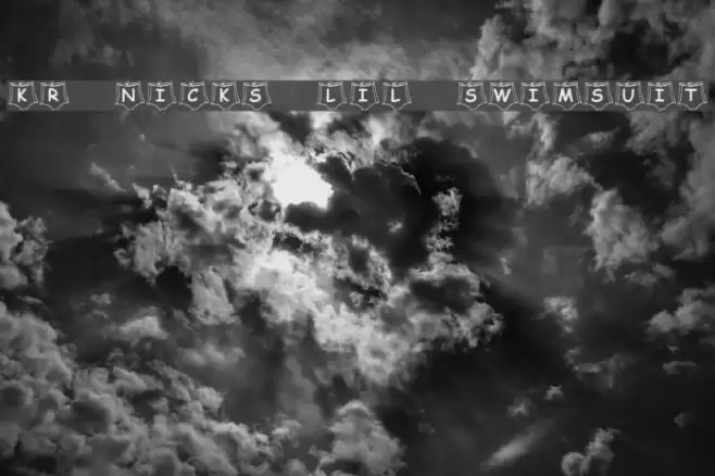 KR Nick's Lil Swimsuit Font examples