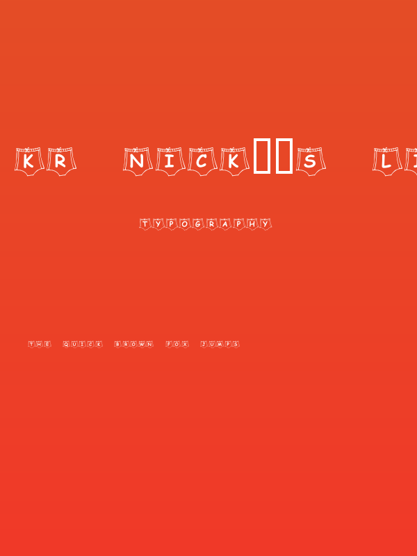 KR Nick's Lil Swimsuit Poster