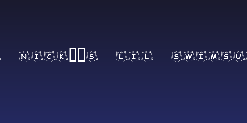 KR Nick's Lil Swimsuit Social Header