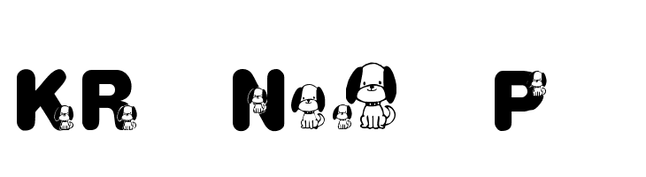 KR Nick's Puppy 1  Free Fonts Download