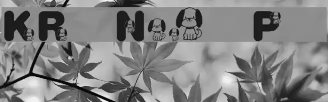 KR Nick's Puppy 1 Font examples