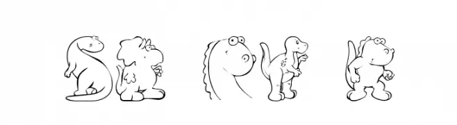 KR Nicky's Dinos  नि: शुल्क फ़ॉन्ट्स डाउनलोड