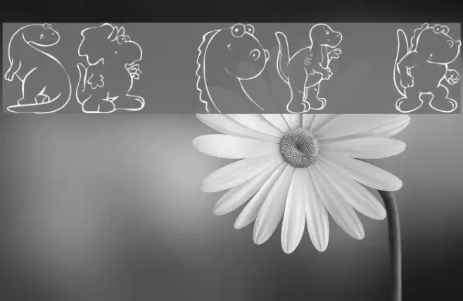 KR Nicky's Dinos Font examples