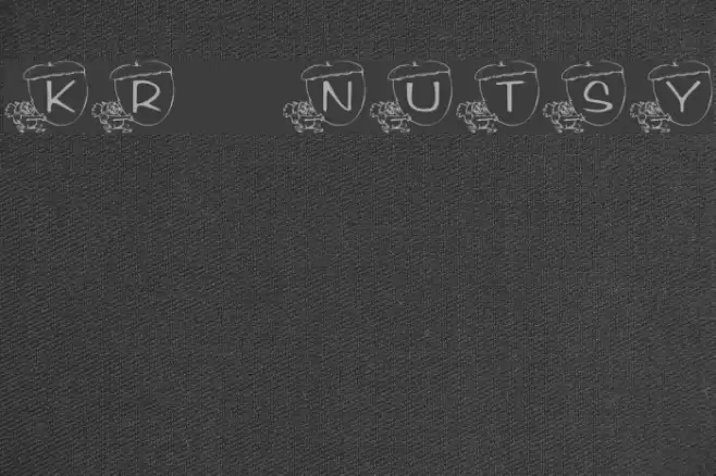 KR Nutsy! Font examples
