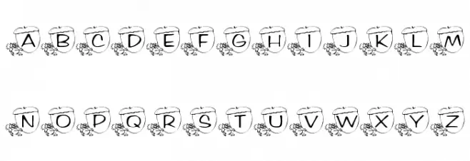 KR Nutsy! Schriftart Groß