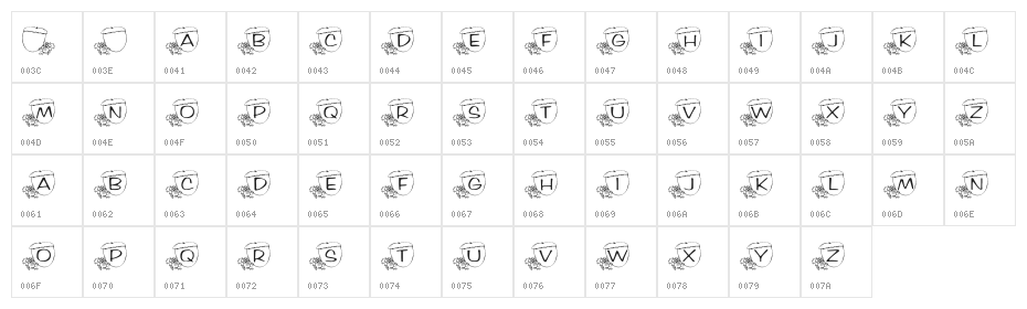 KR Nutsy! Character Map