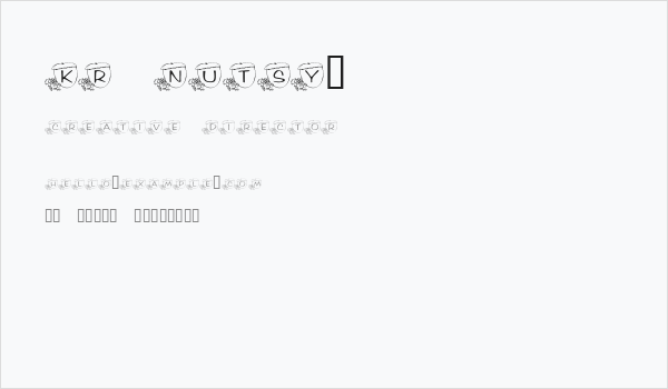 KR Nutsy! Business Card