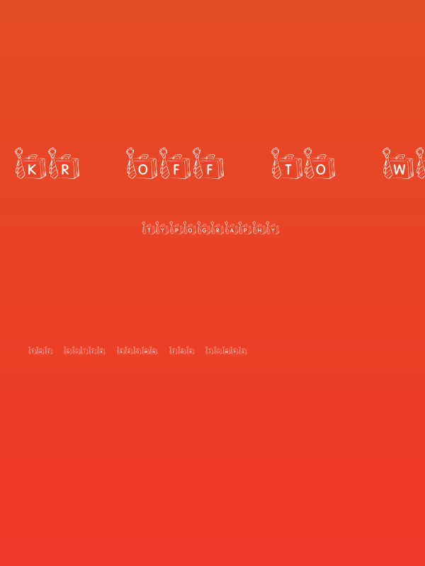 KR Off To Work! Poster