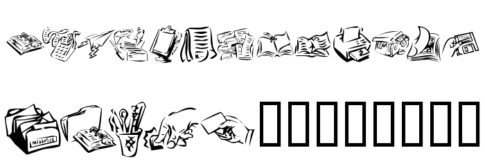 KR Office Font OTHER CHARS