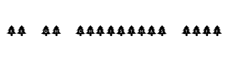 KR Oh Christmas Tree  Frei Schriftart Herunterladen