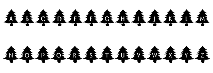 KR Oh Christmas Tree Font OTHER CHARS