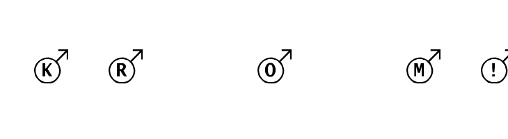 KR Oh Man! Font