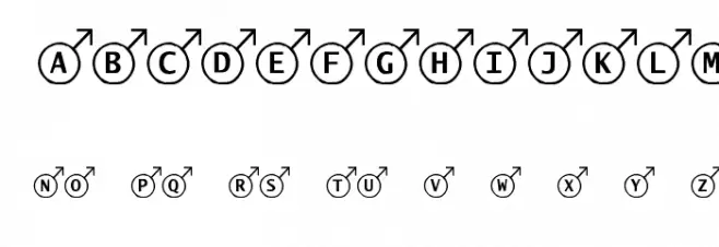 KR Oh Man! フォント 小文字